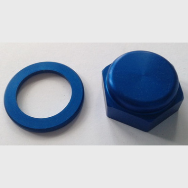Top steering stem nut and washer
