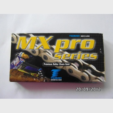 Rear drive chain 110 links. Tsubaki 520 MX PRO. P/N 520MXP-110